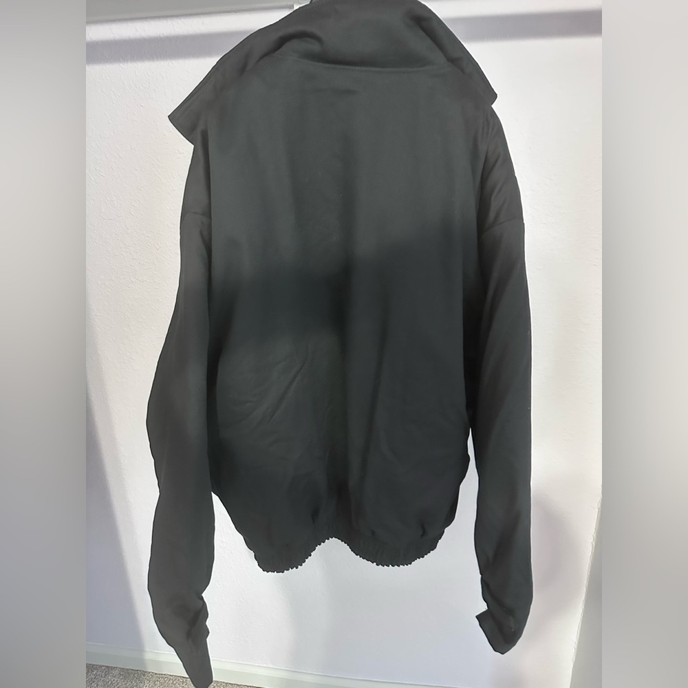 Sleek Black Women's Bomber Jacket